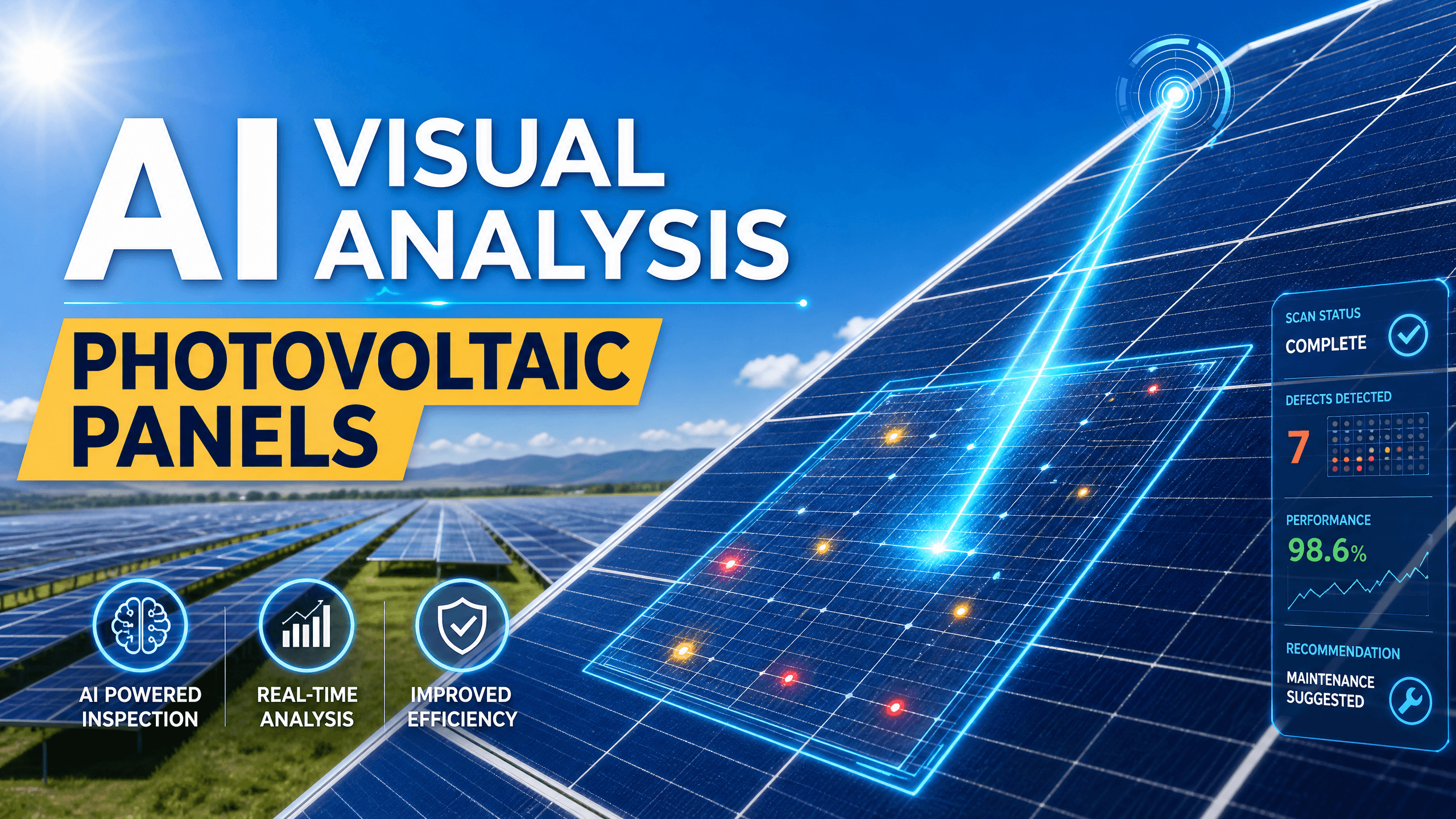 AI Visual Analysis Photovoltaic Panels