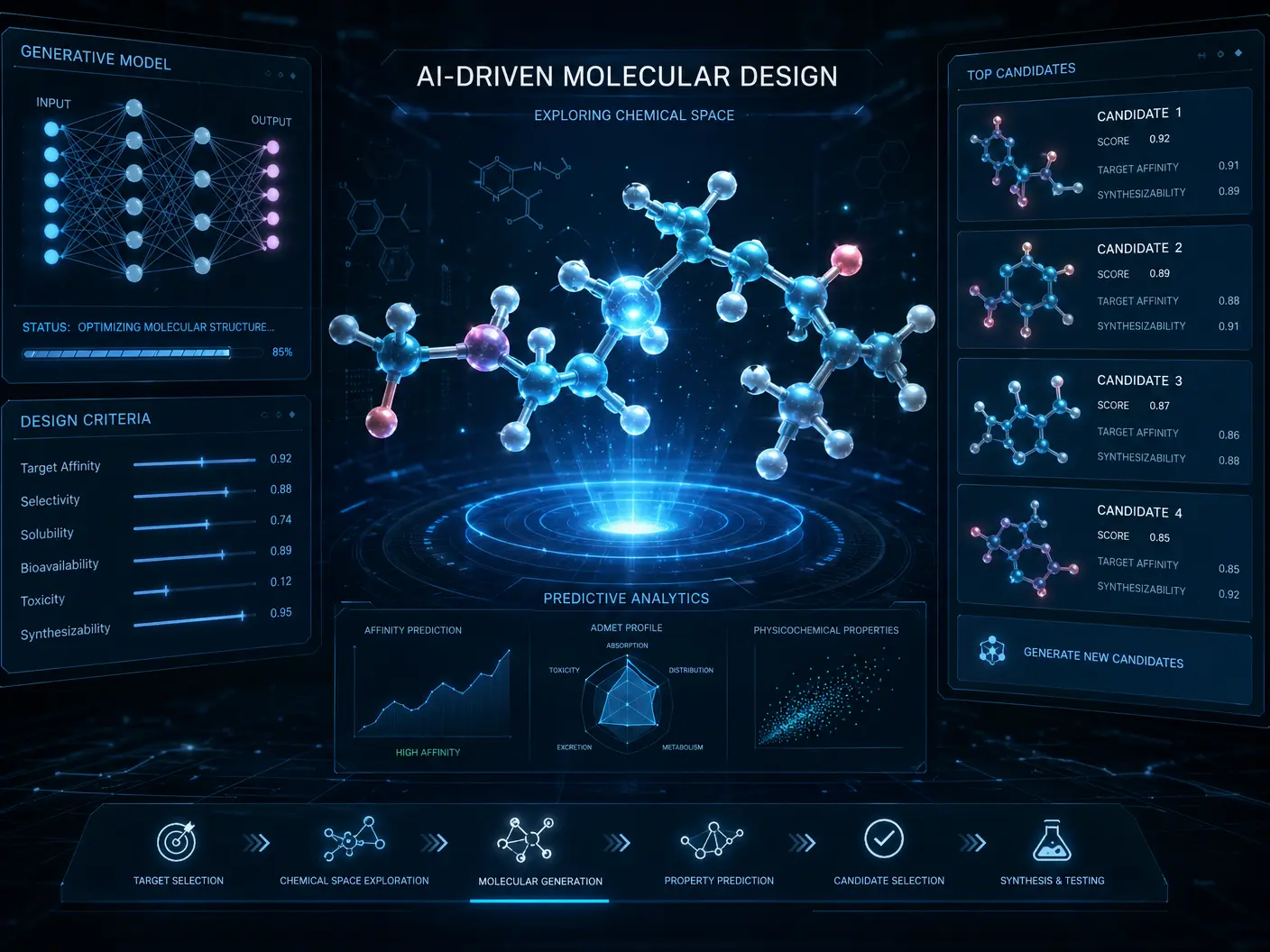 AI Drug Discovery Concept 2