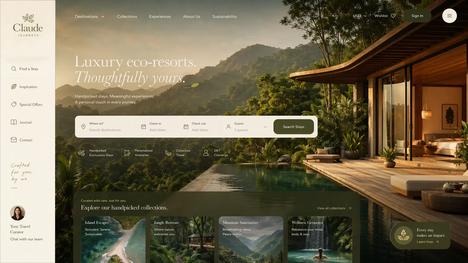 Luxury Travel Booking Platform
