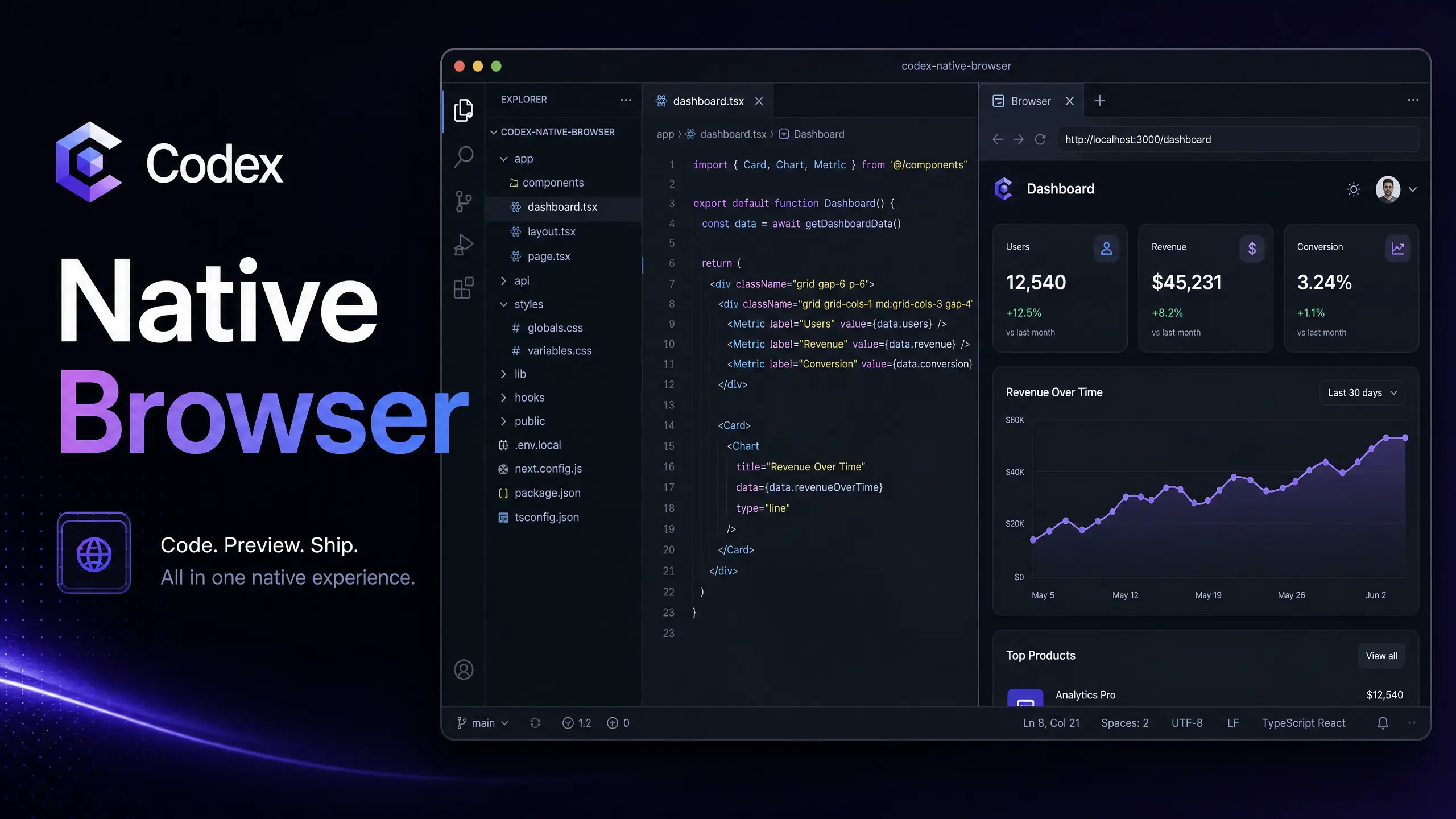 Thumbnail for Codex Native Browser
