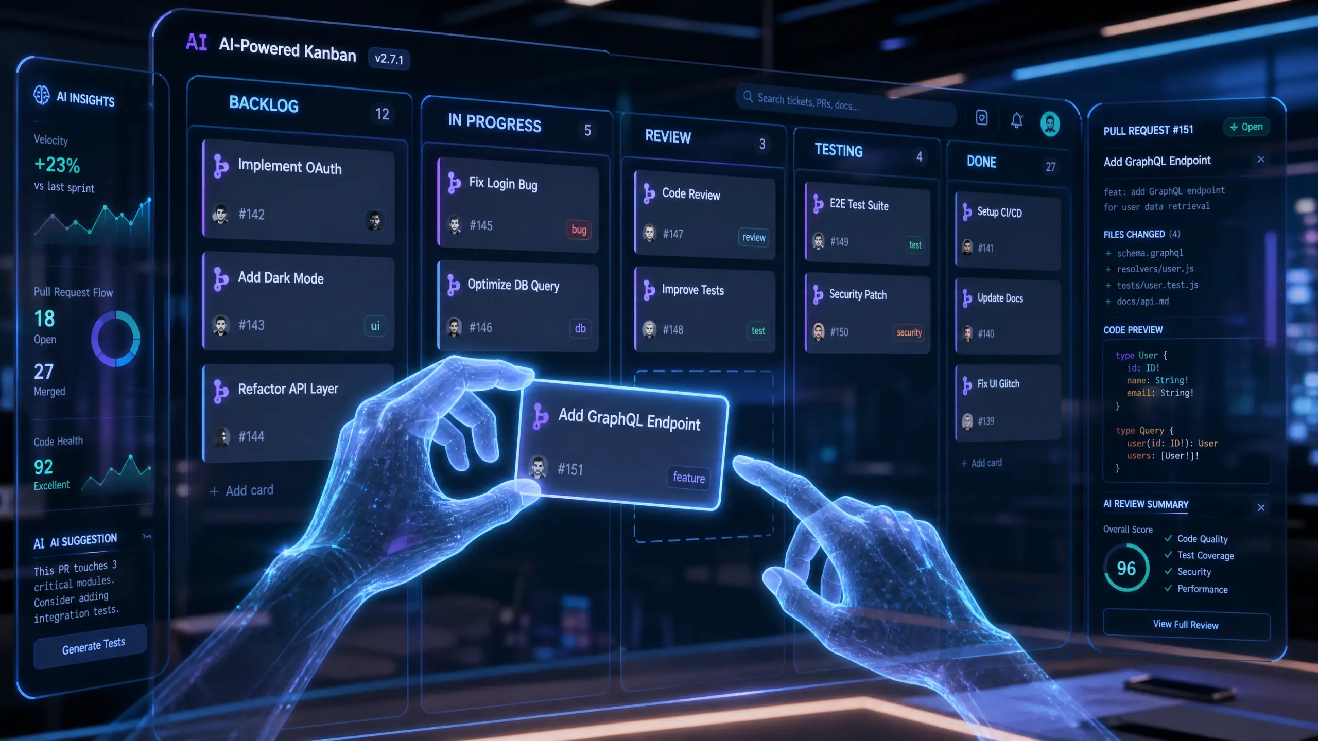 Conceptual Image for Cursor Kanban Agent