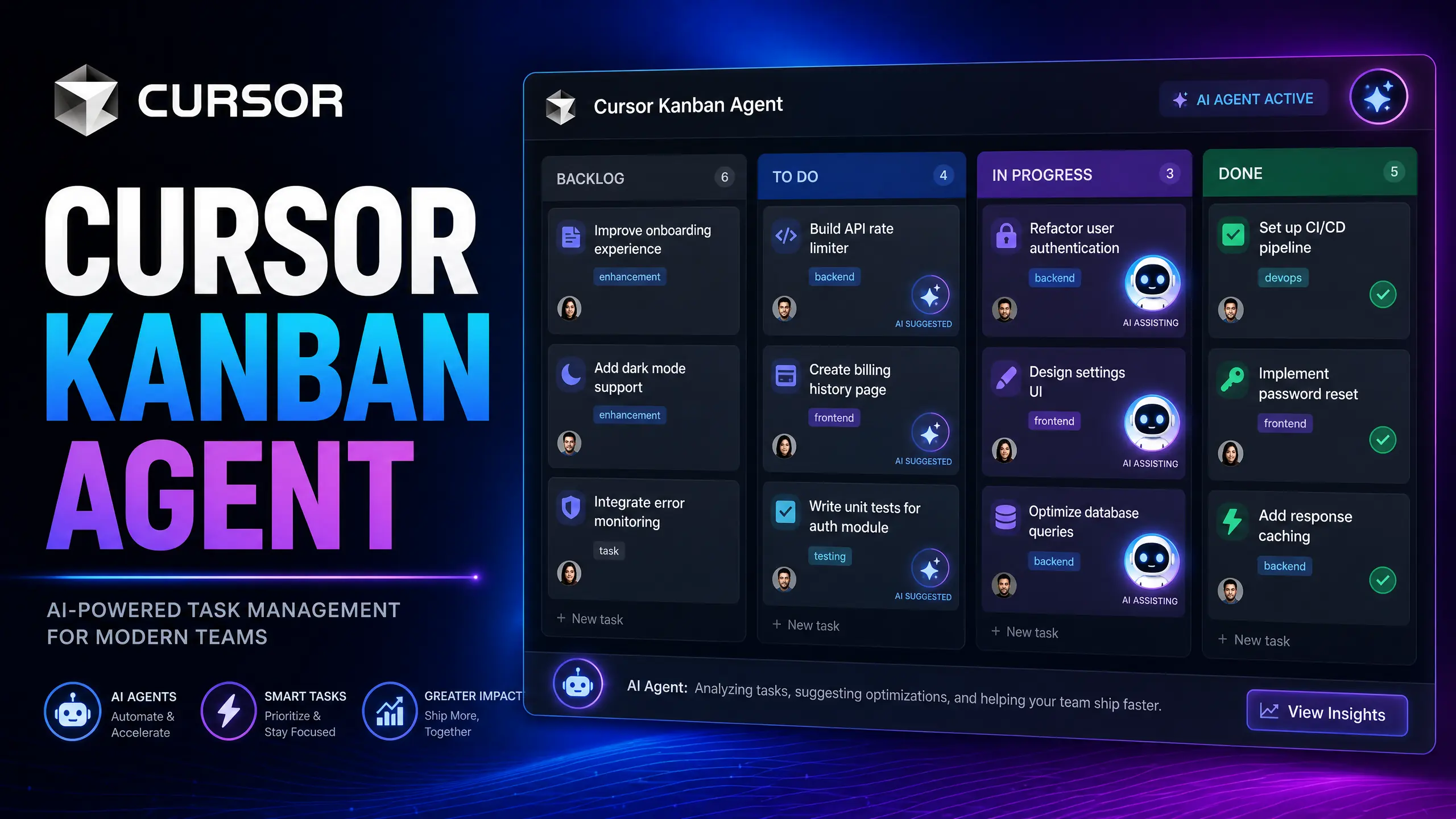 Thumbnail for Cursor Kanban Agent