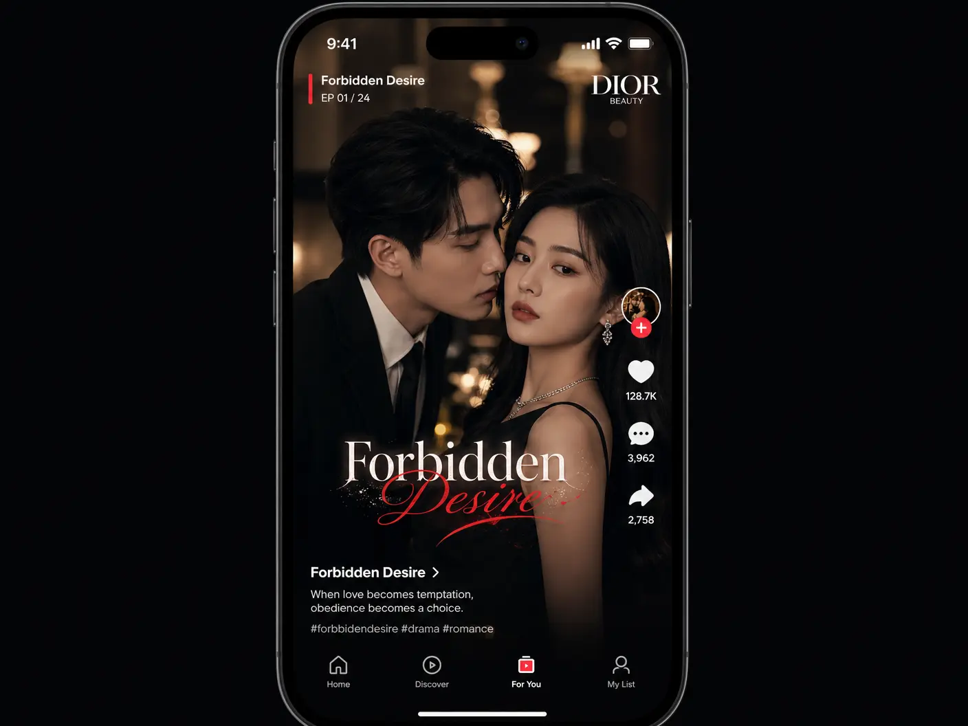 Vertical Microdrama Interface